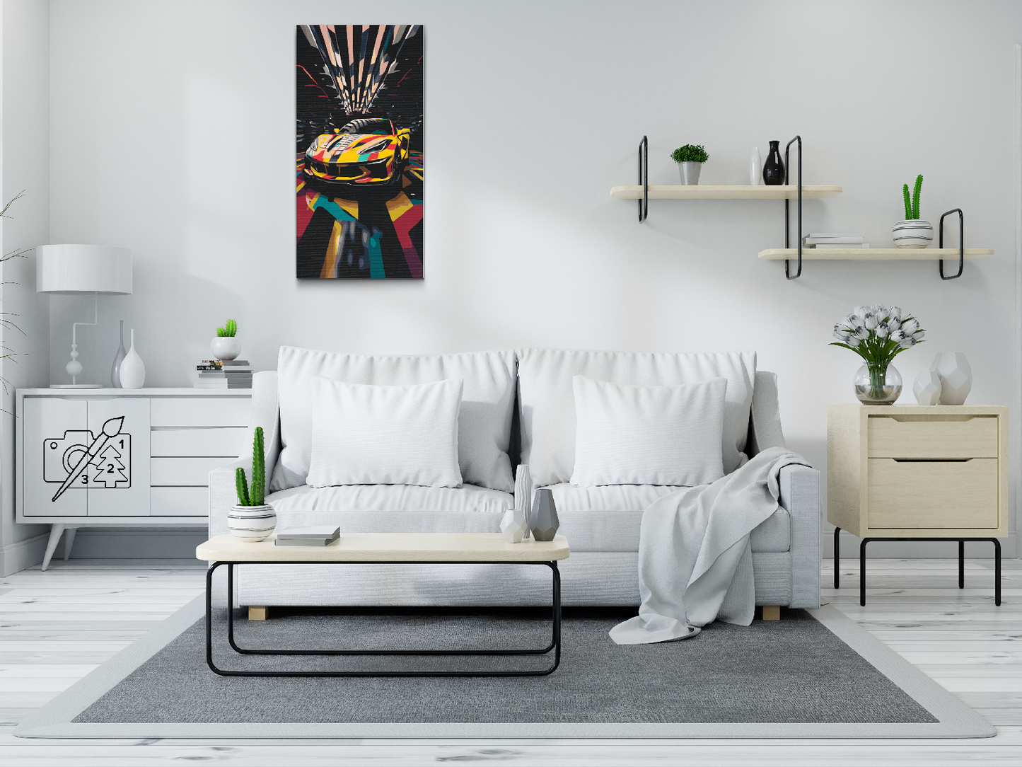 Paint by number - Luksusbil