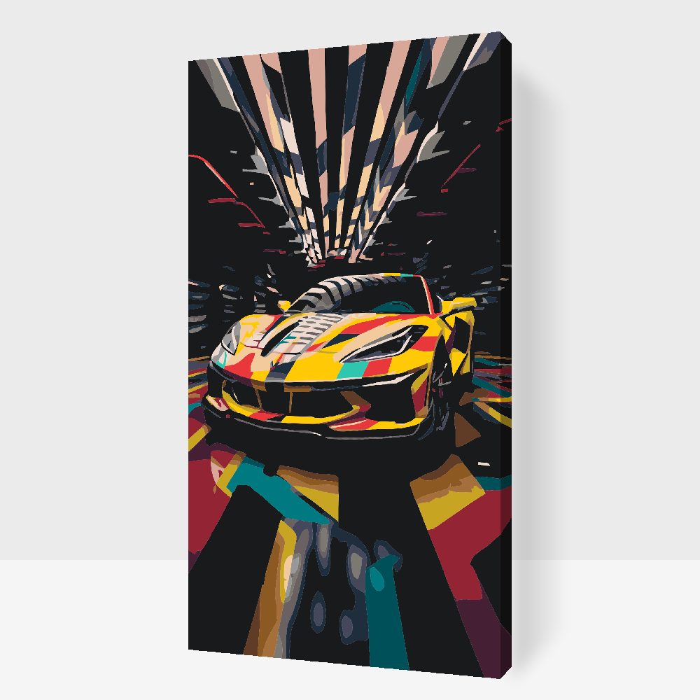 Paint by number - Luksusbil