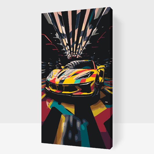 Paint by number - Luksusbil