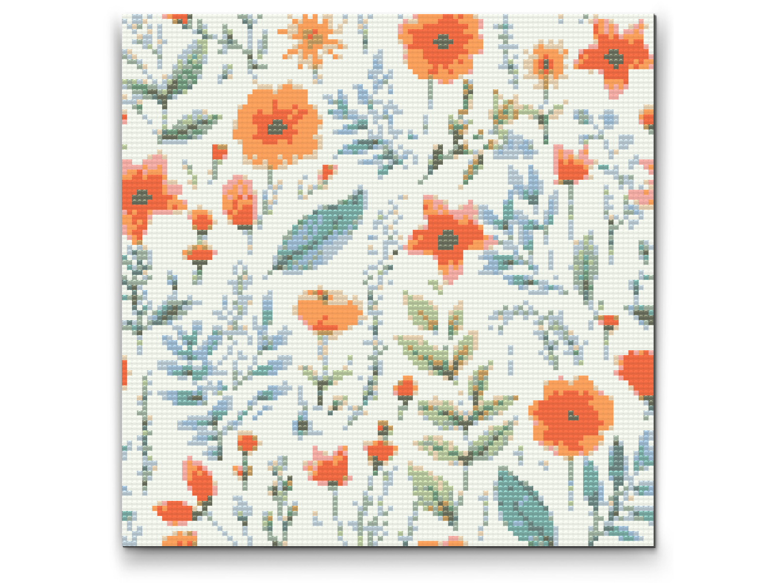 Diamond Paint - Engblomster