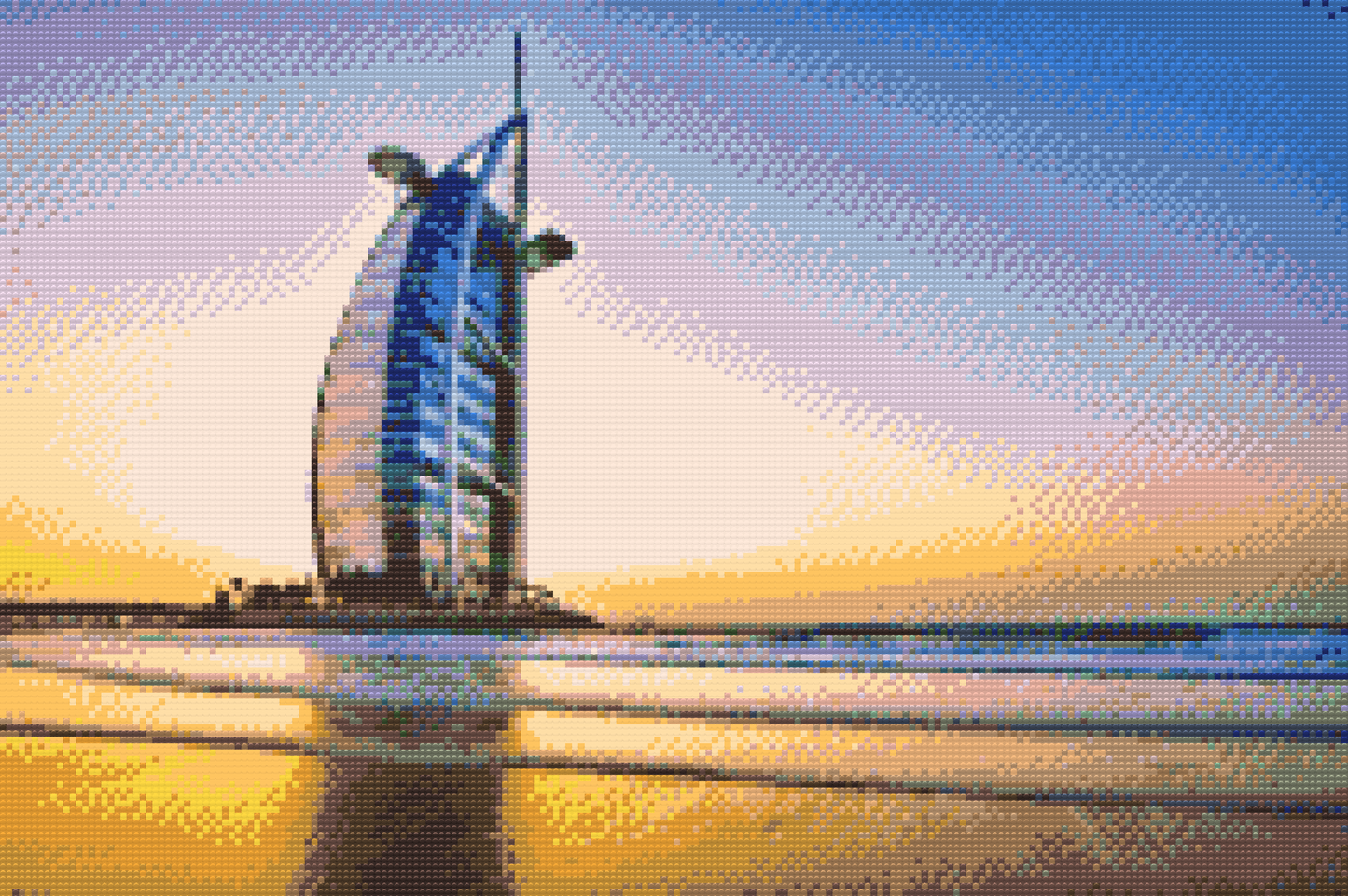 Diamond Paint - Burj Al Arab, Dubai