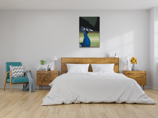 Paint by number - Påfuglehøne