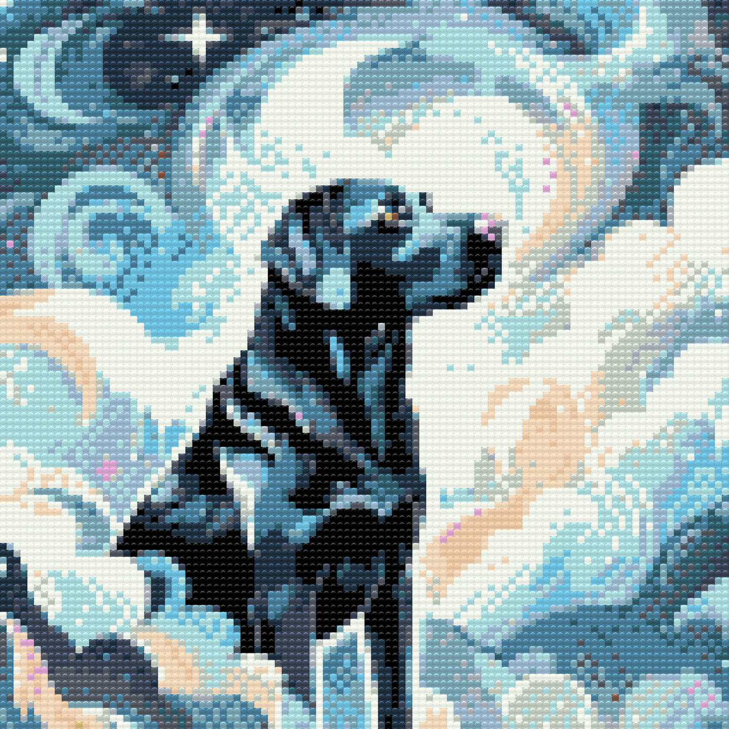 Diamond Paint - Blå labrador