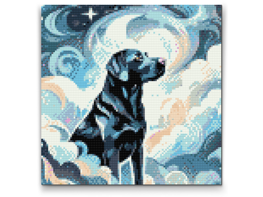 Diamond Paint - Blå labrador