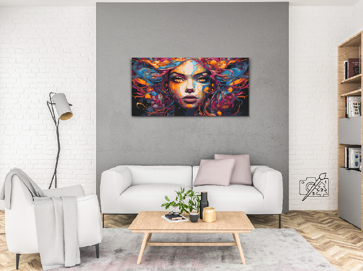 Paint by number - Farverig skønhed