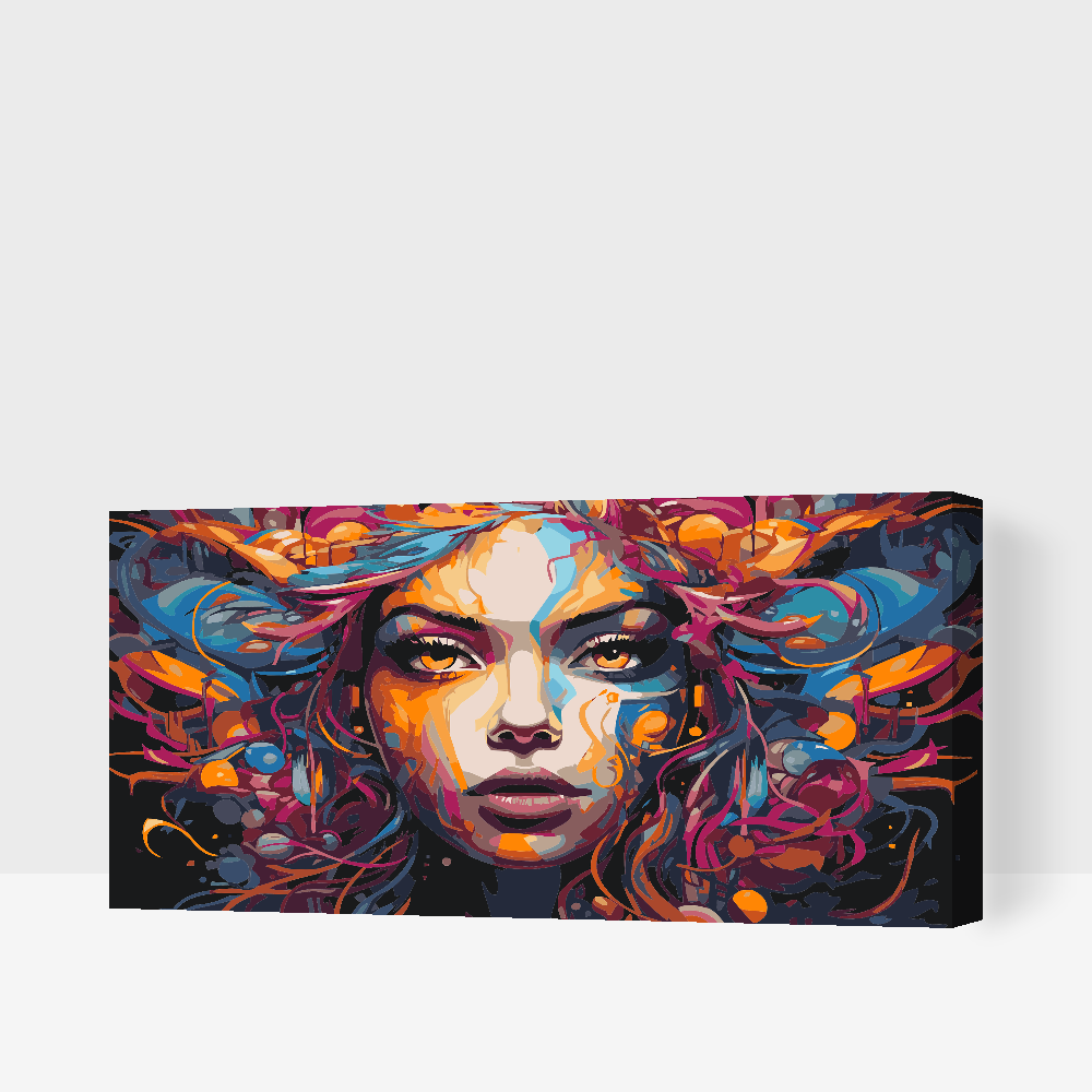 Paint by number - Farverig skønhed