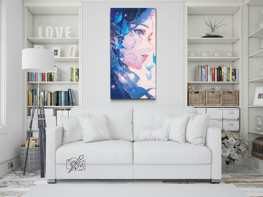 Diamond Paint - Sommerfuglekvinde