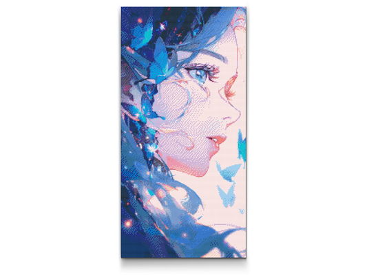 Diamond Paint - Sommerfuglekvinde