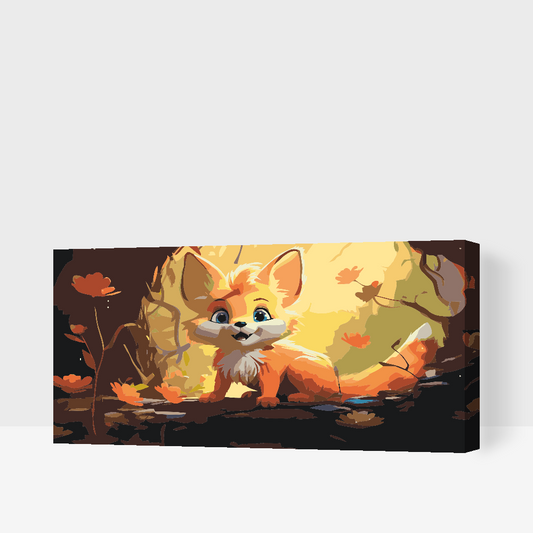 Paint by number - Ræv i skoven