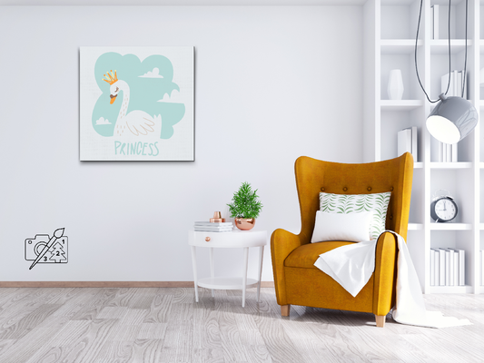 Paint by number - Svane, prinsesse