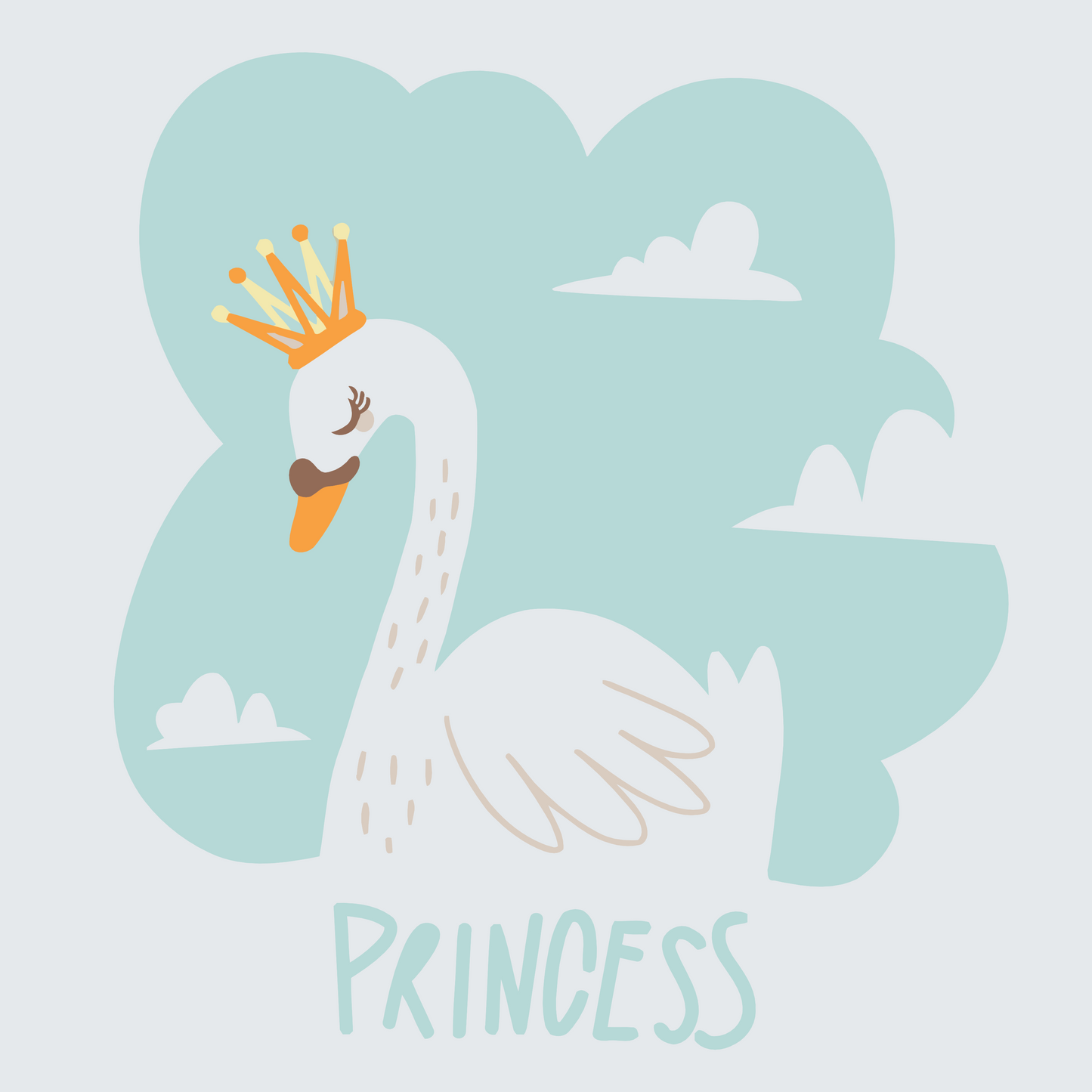 Paint by number - Svane, prinsesse
