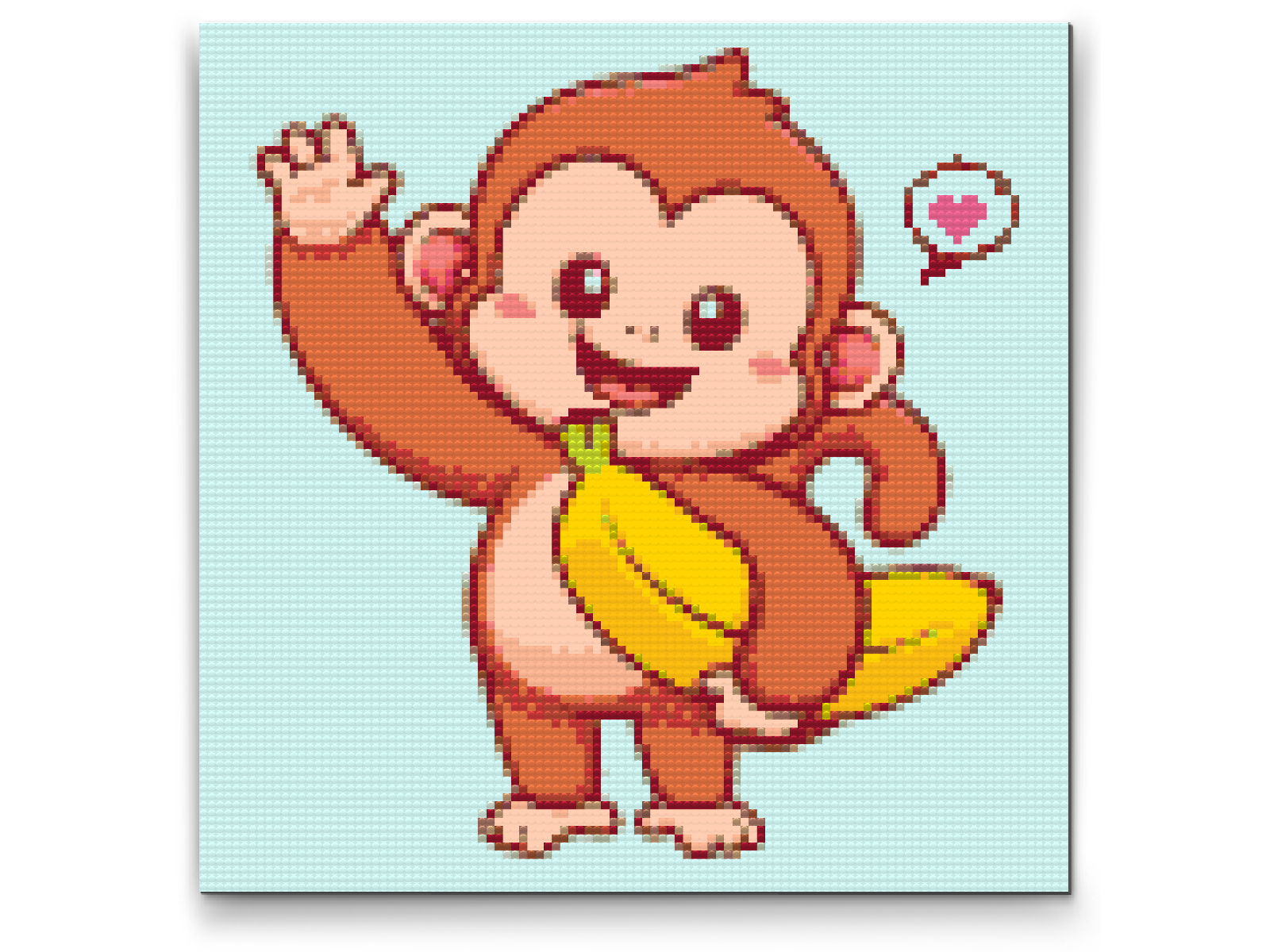Diamond Paint - Abe og en banan