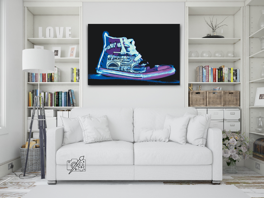 Paint by number - Lightning Sneaker