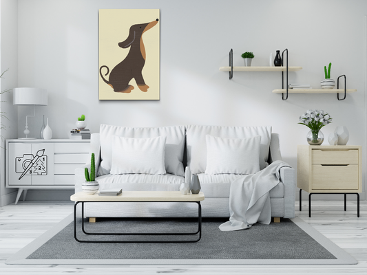 Paint by number - Sød daschund
