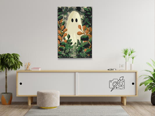 Paint by number - Spøgelse i krattet