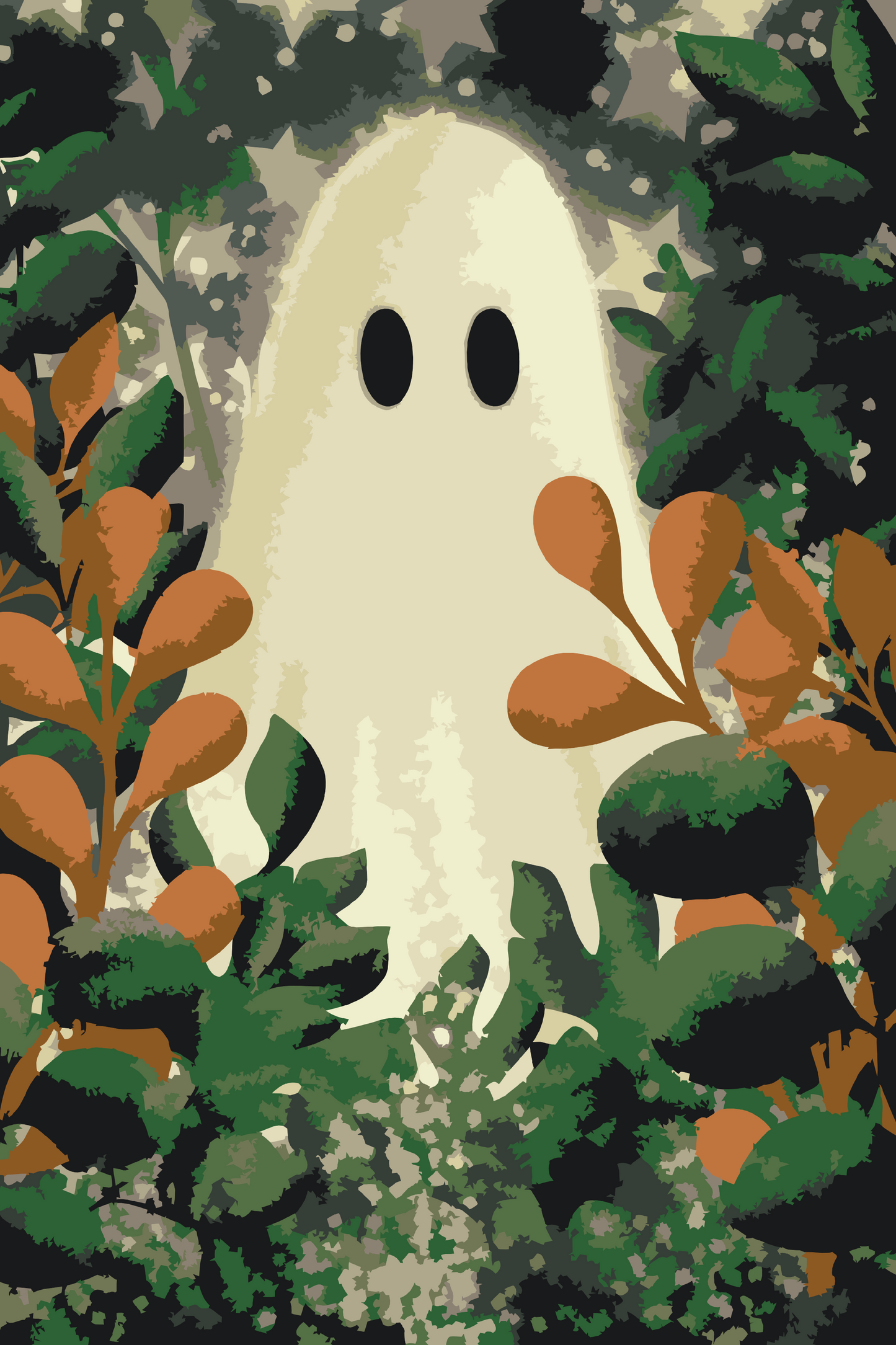 Paint by number - Spøgelse i krattet