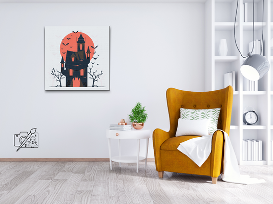 Paint by number - Hjemsøgt hus