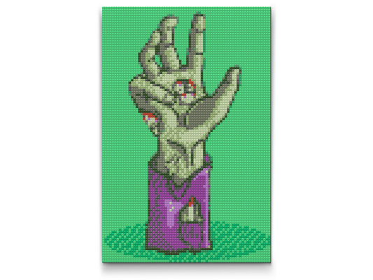 Diamond Paint - Zombiehånd