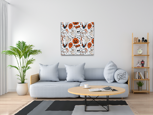 Paint by number - Halloween-baggrund