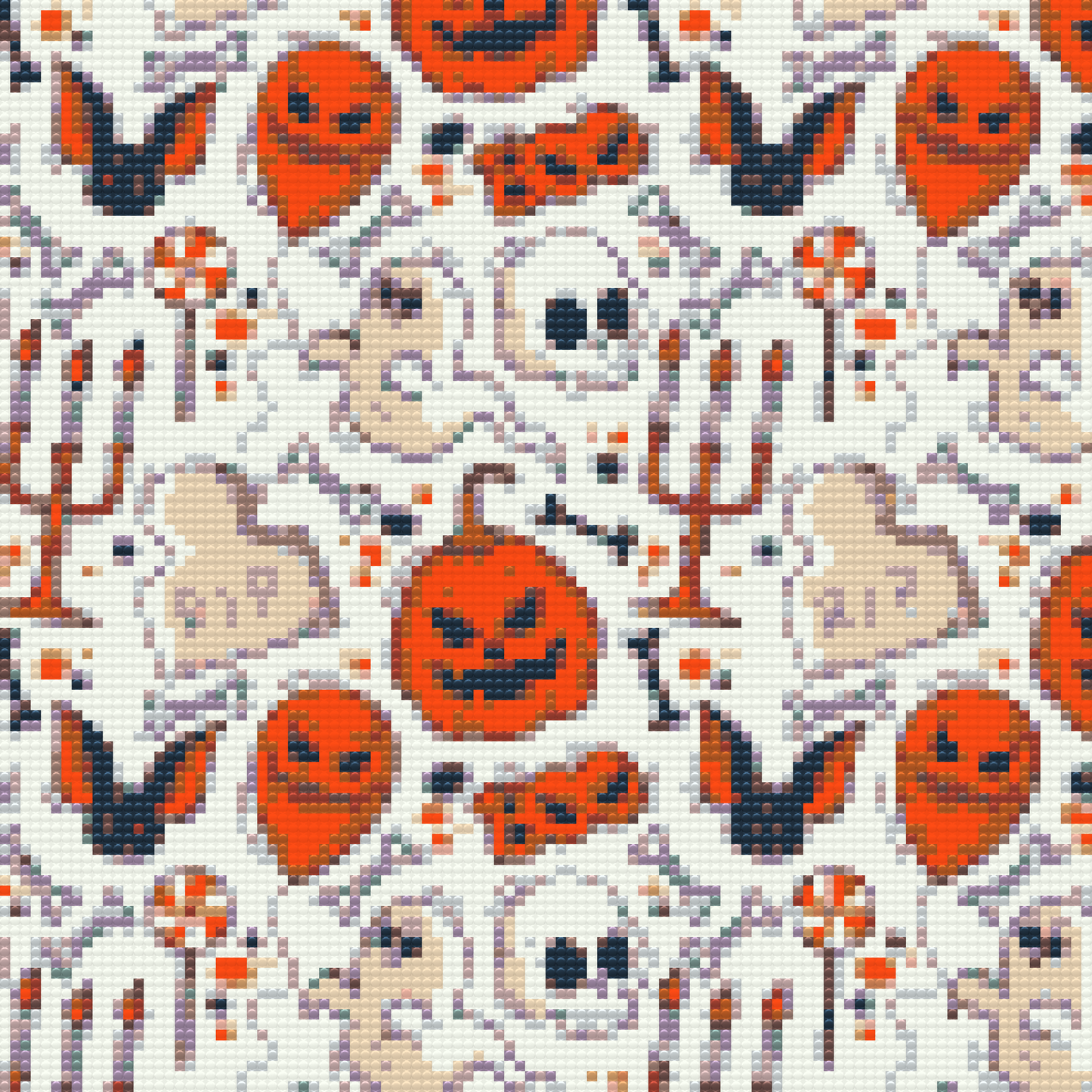 Diamond Paint - Halloween-baggrund