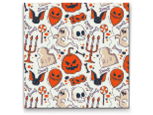 Diamond Paint - Halloween-baggrund