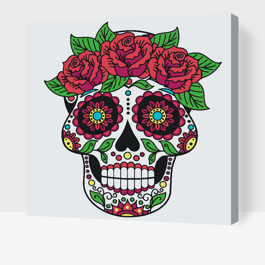 Paint by number - Día de los muertos
