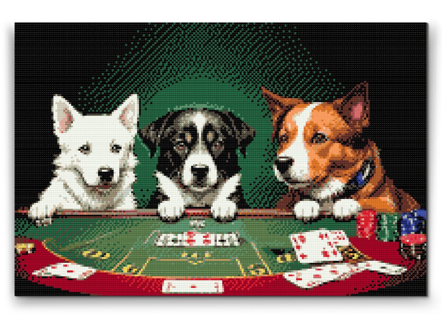 Diamond Paint - Doggy poker 2