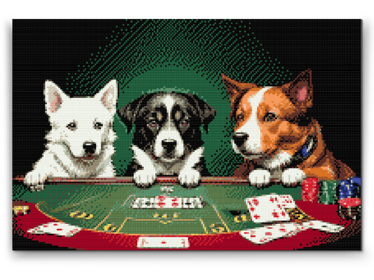 Diamond Paint - Doggy poker 2