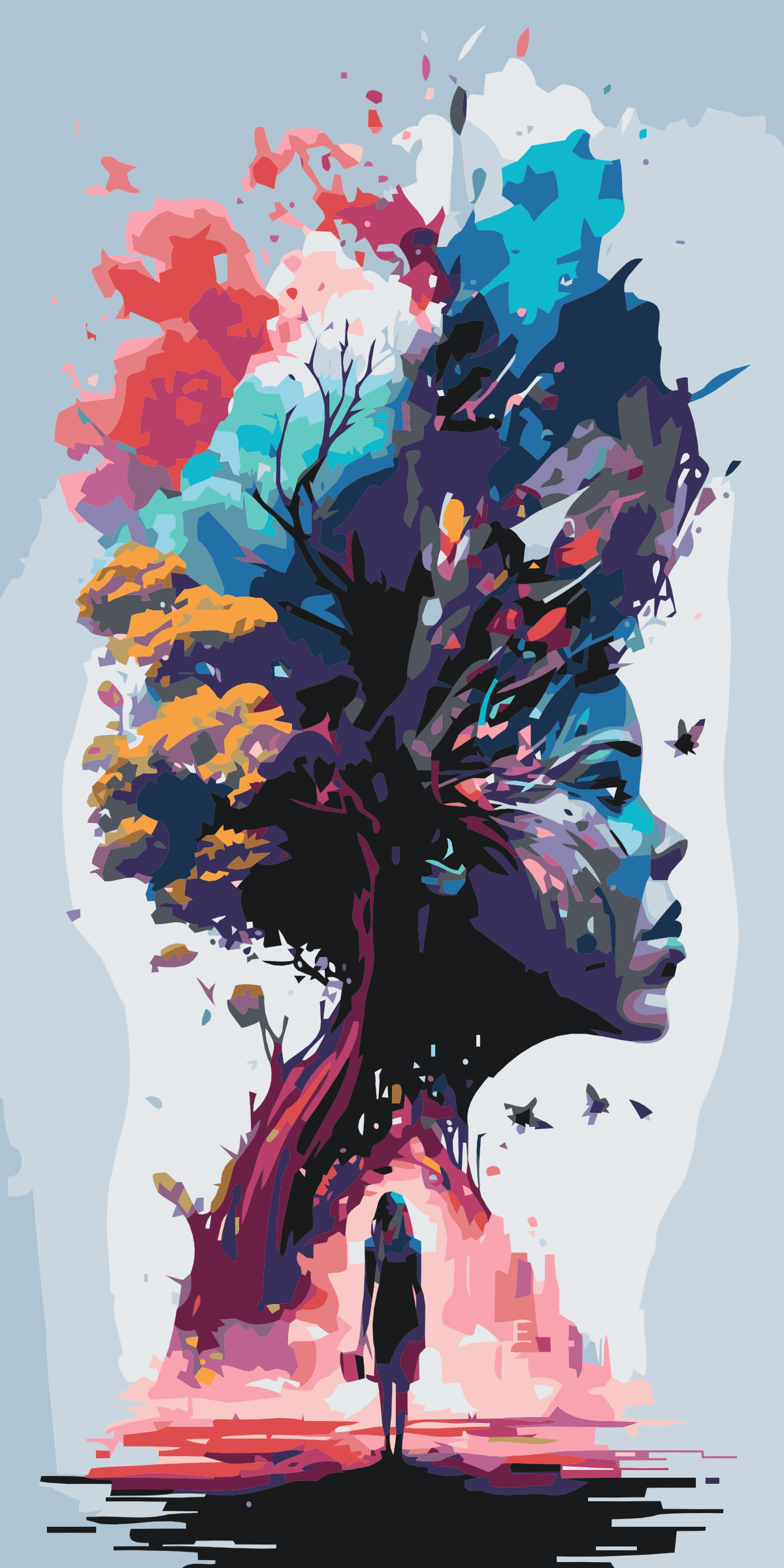 Paint by number - Livets træ i sindet