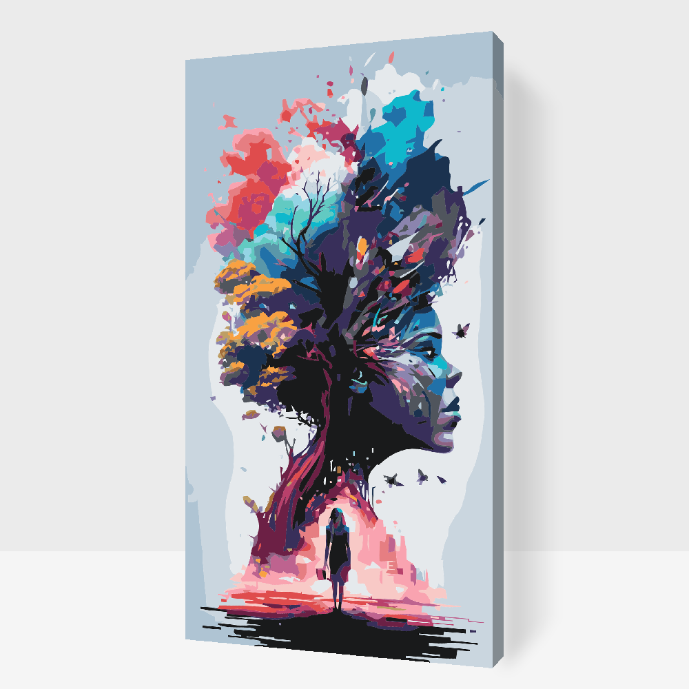 Paint by number - Livets træ i sindet