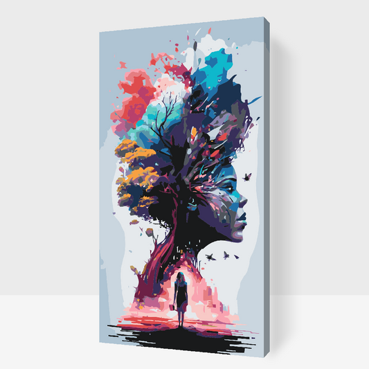 Paint by number - Livets træ i sindet
