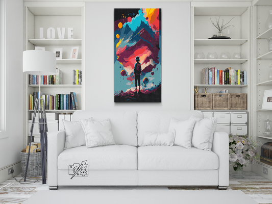 Paint by number - Flyvende ø