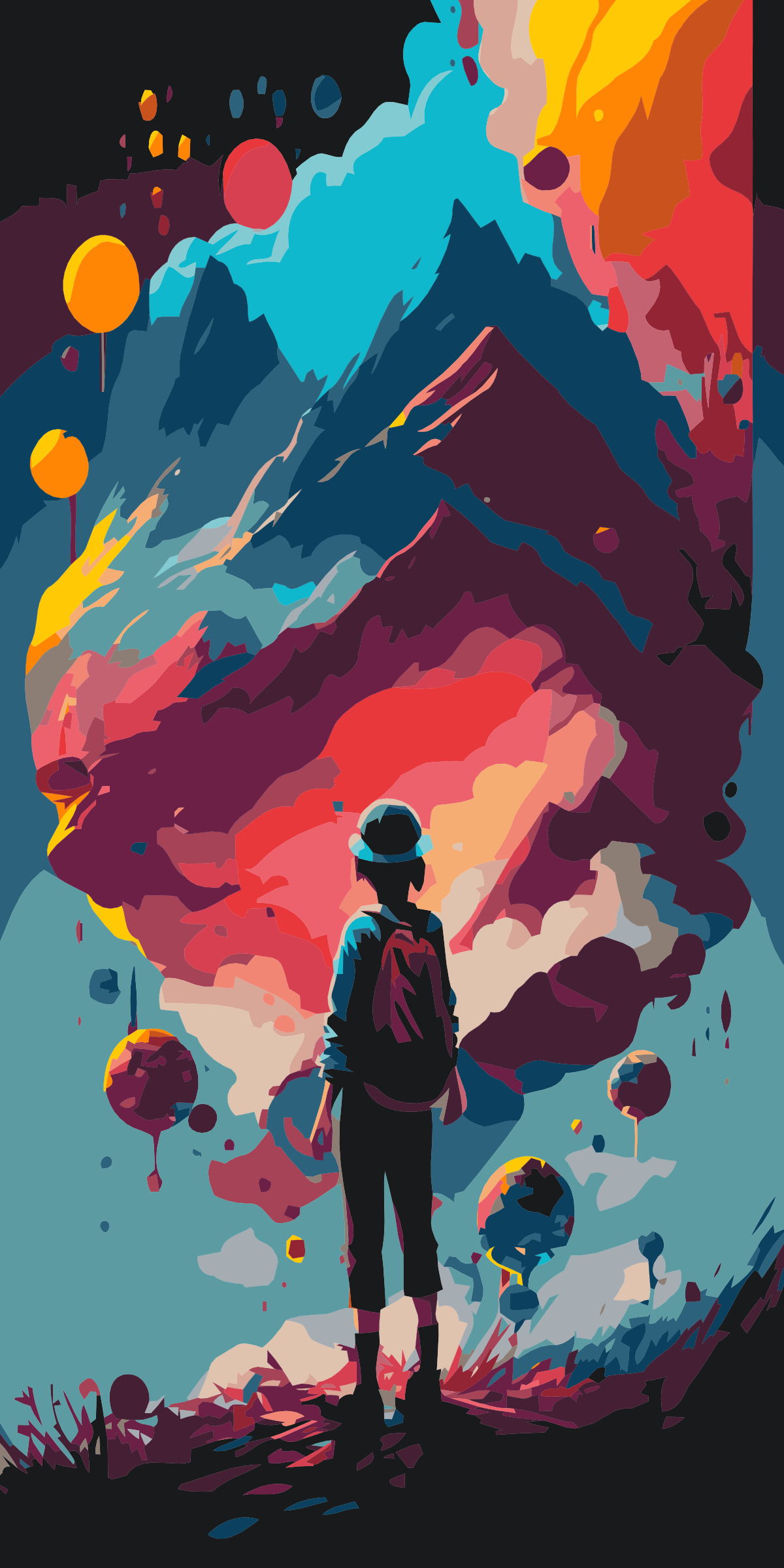 Paint by number - Flyvende ø