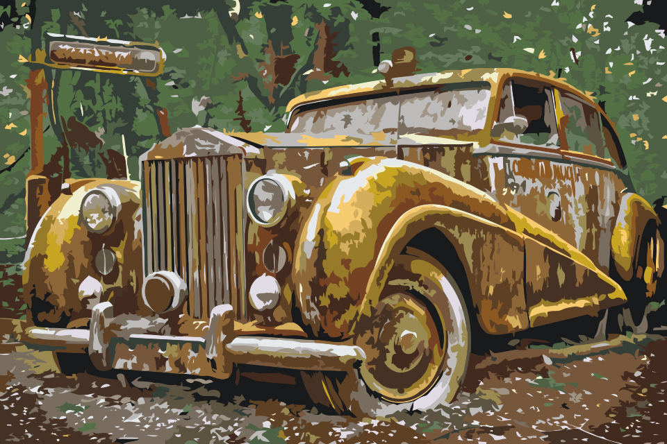 Paint by number - Rolls Royce