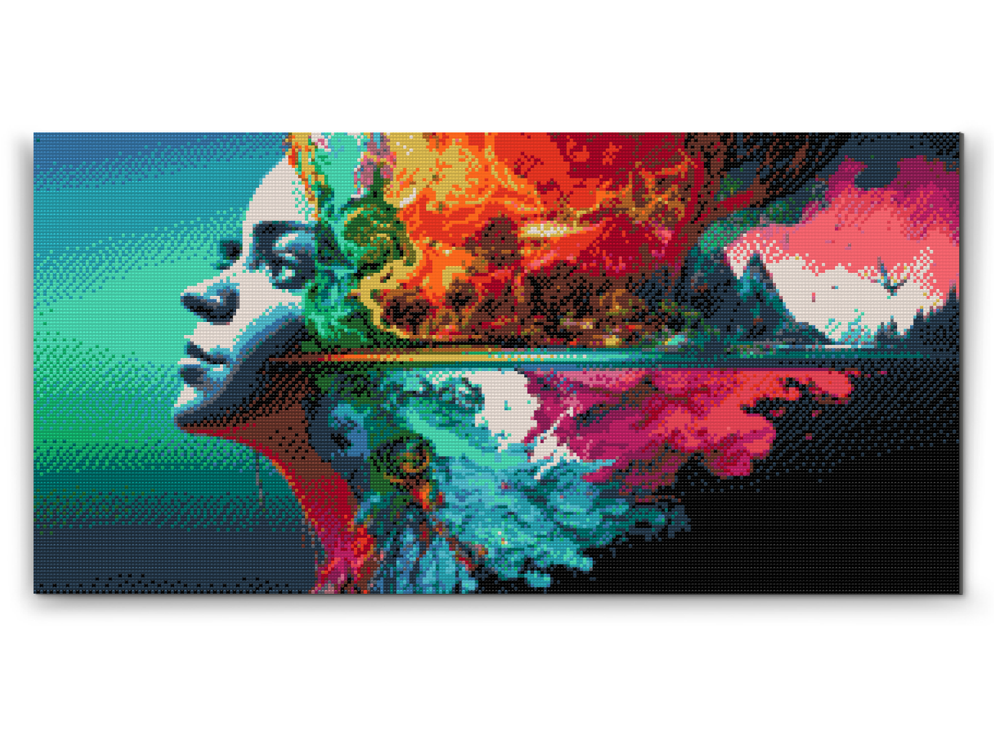 Diamond Paint - Hovedet fuld af minder