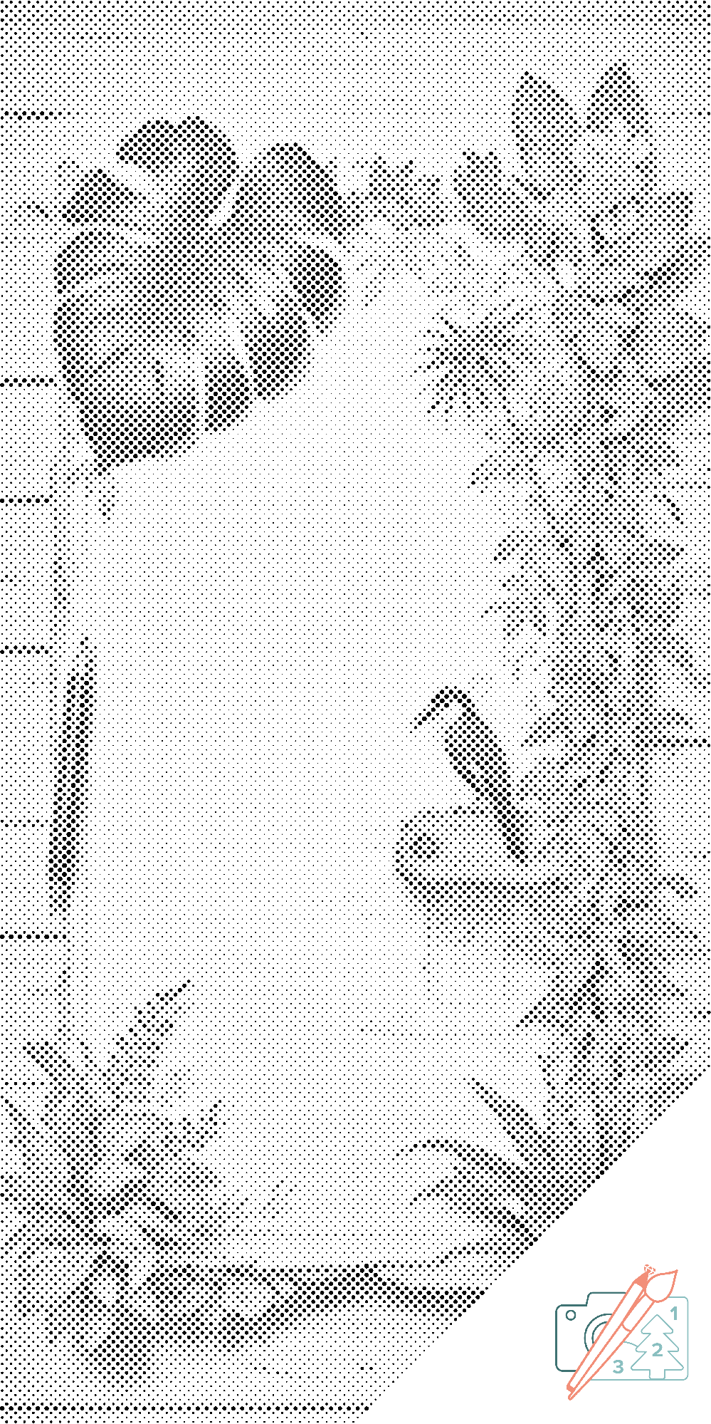 Dotting - Pergament omgivet af planter