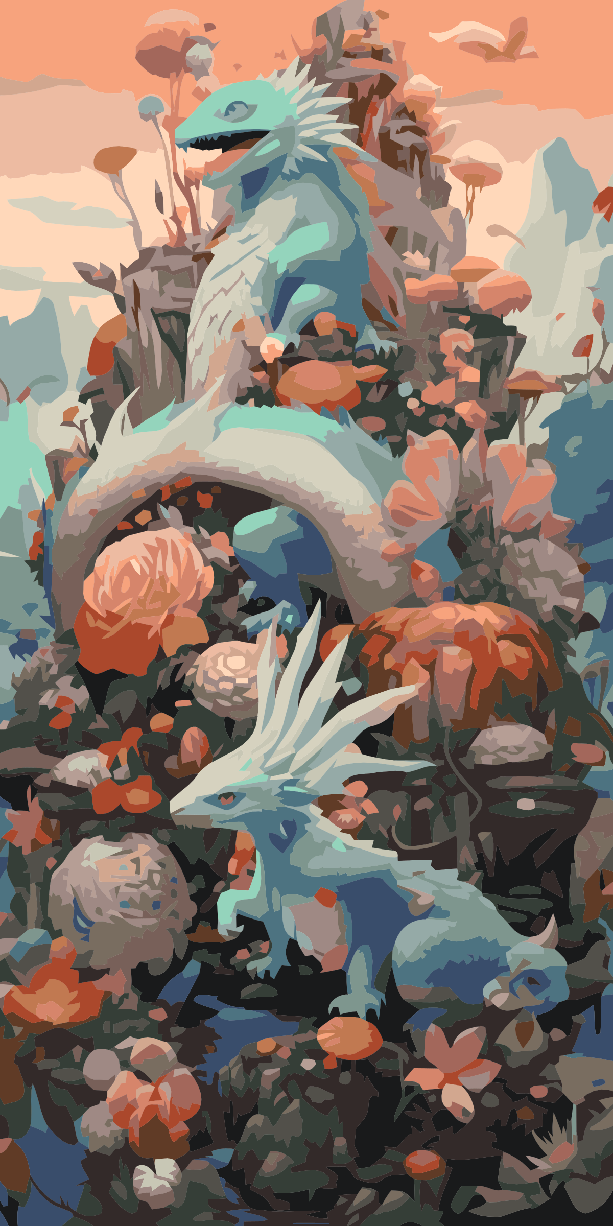 Paint by number - Dragens hule