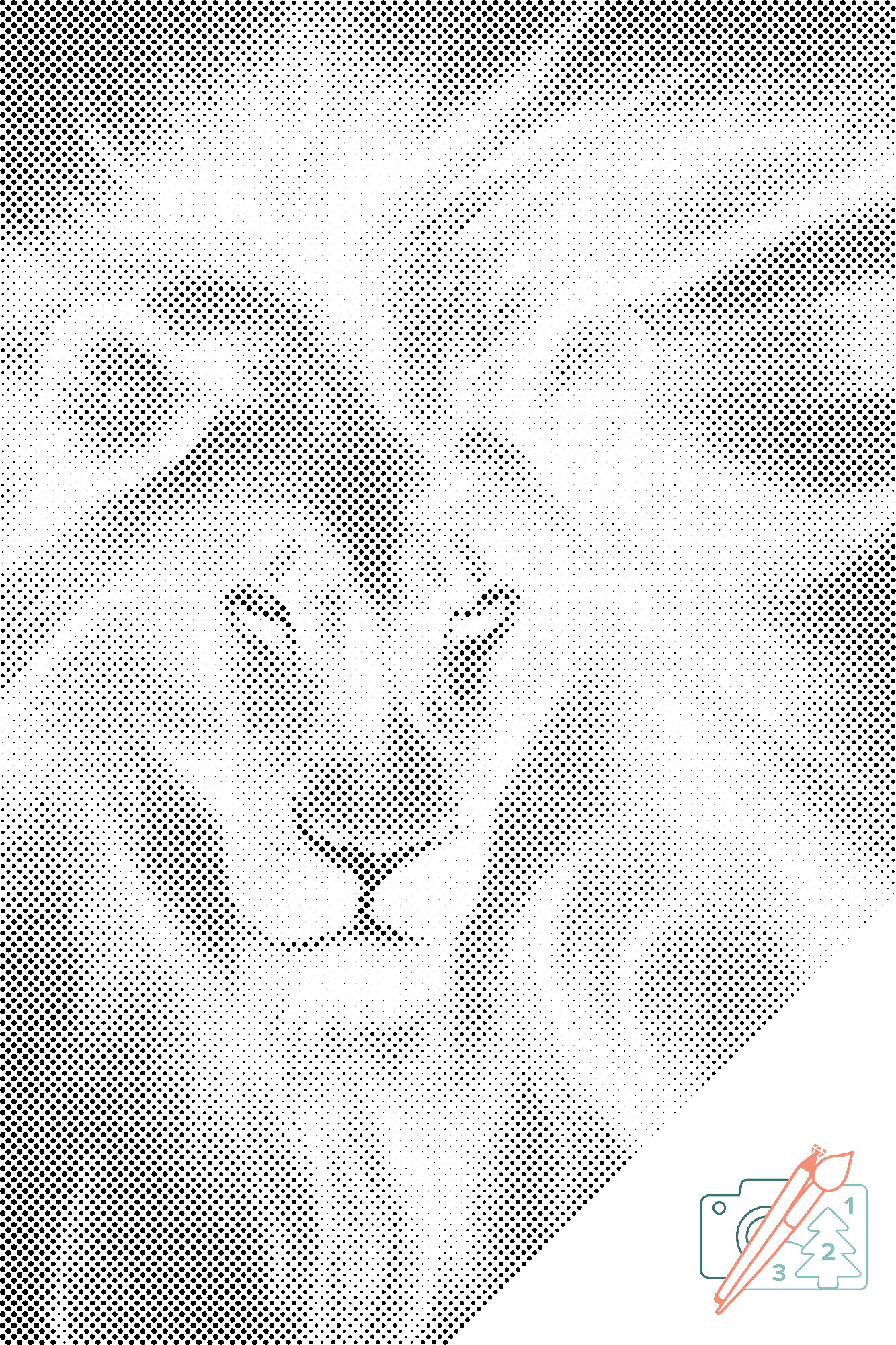 Dotting - Blå løve