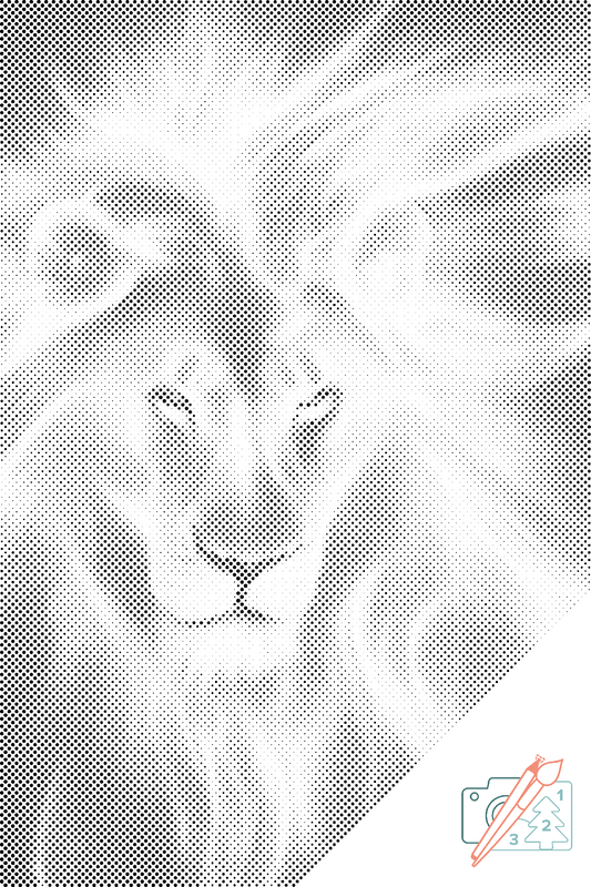 Dotting - Blå løve