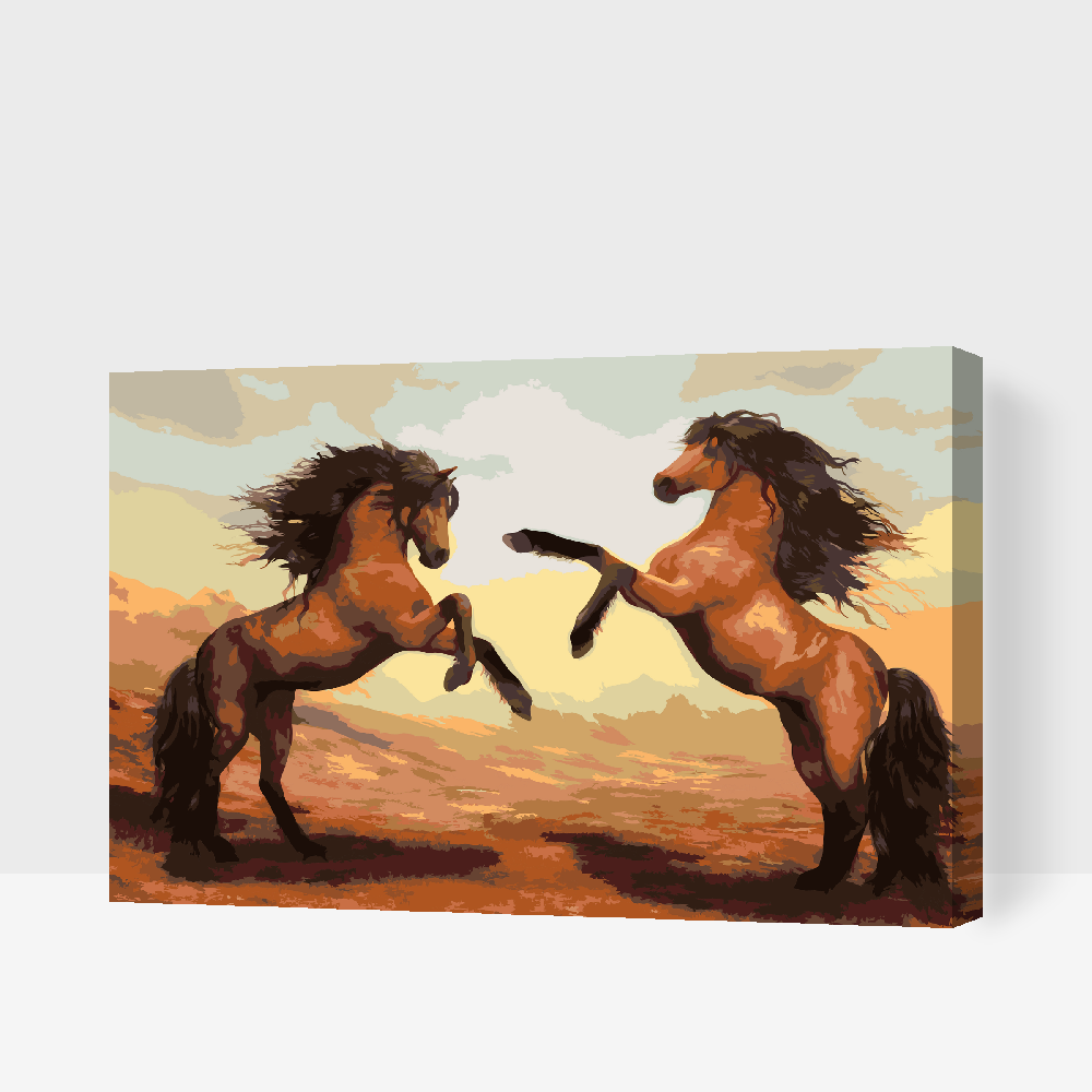 Paint by number - Heste