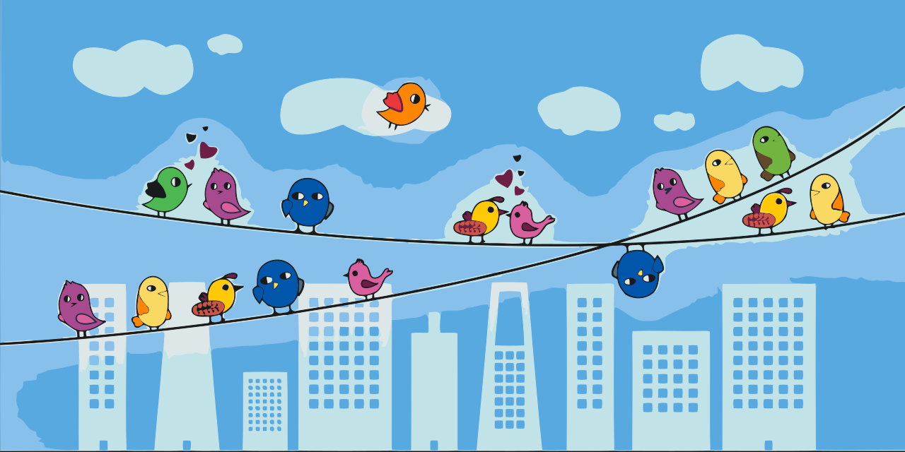 Paint by number - Fugle på Linjen