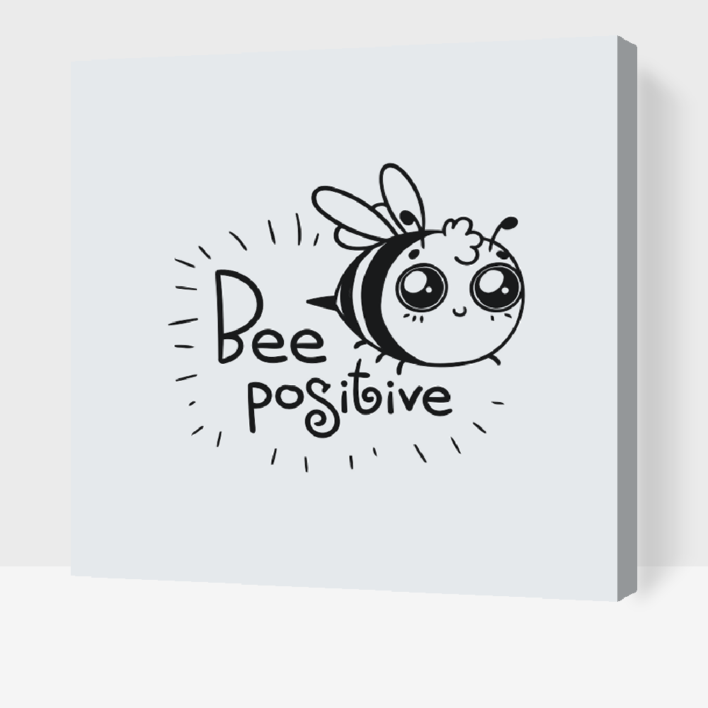Paint by number - Bee Positive