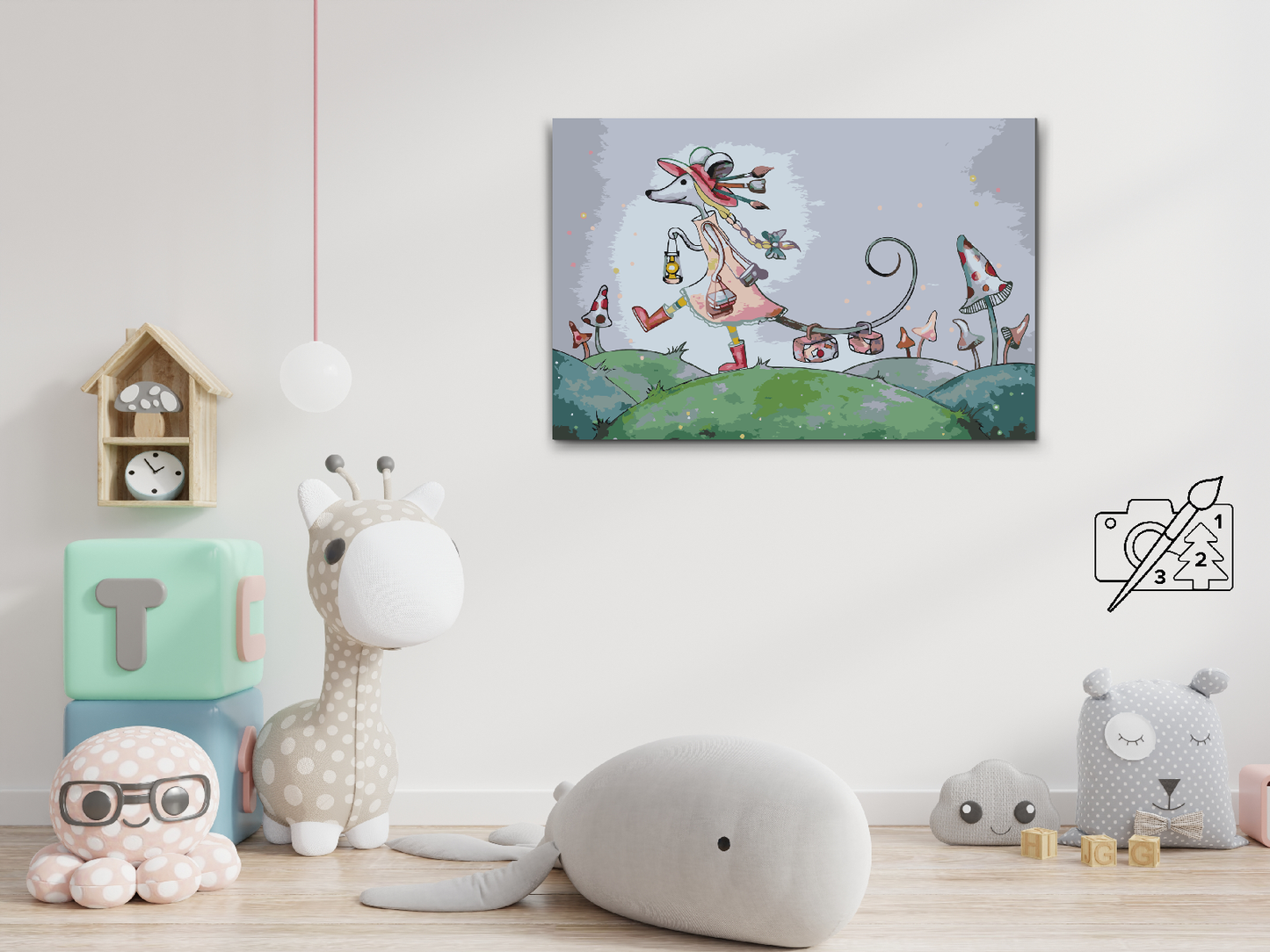 Paint by number - Mus fra et eventyr