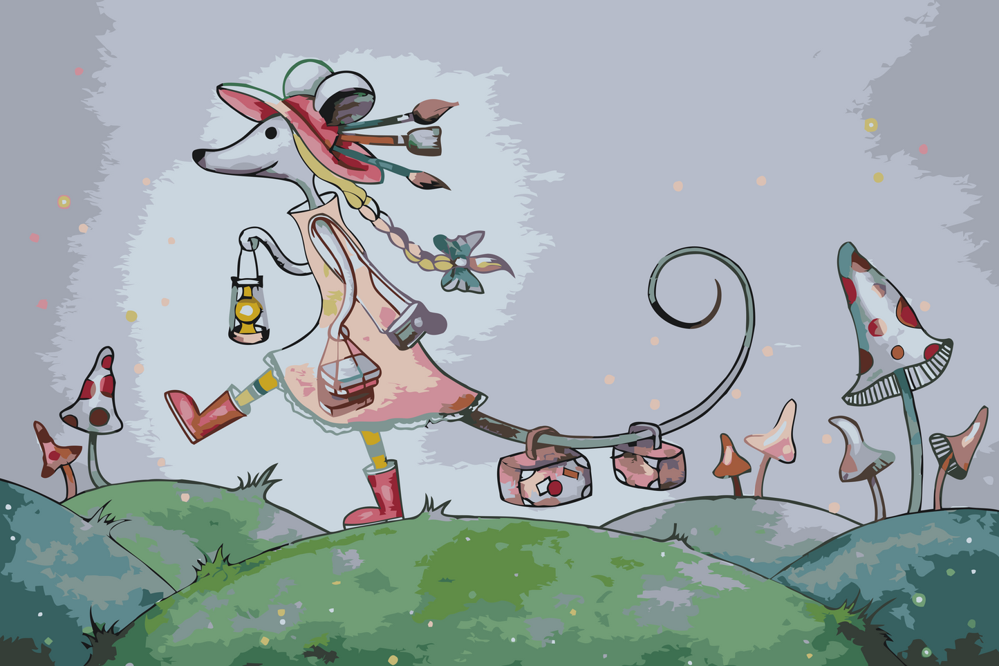 Paint by number - Mus fra et eventyr