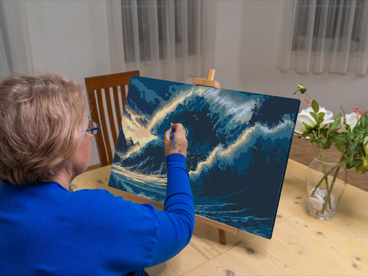 Paint by number - Tsunami