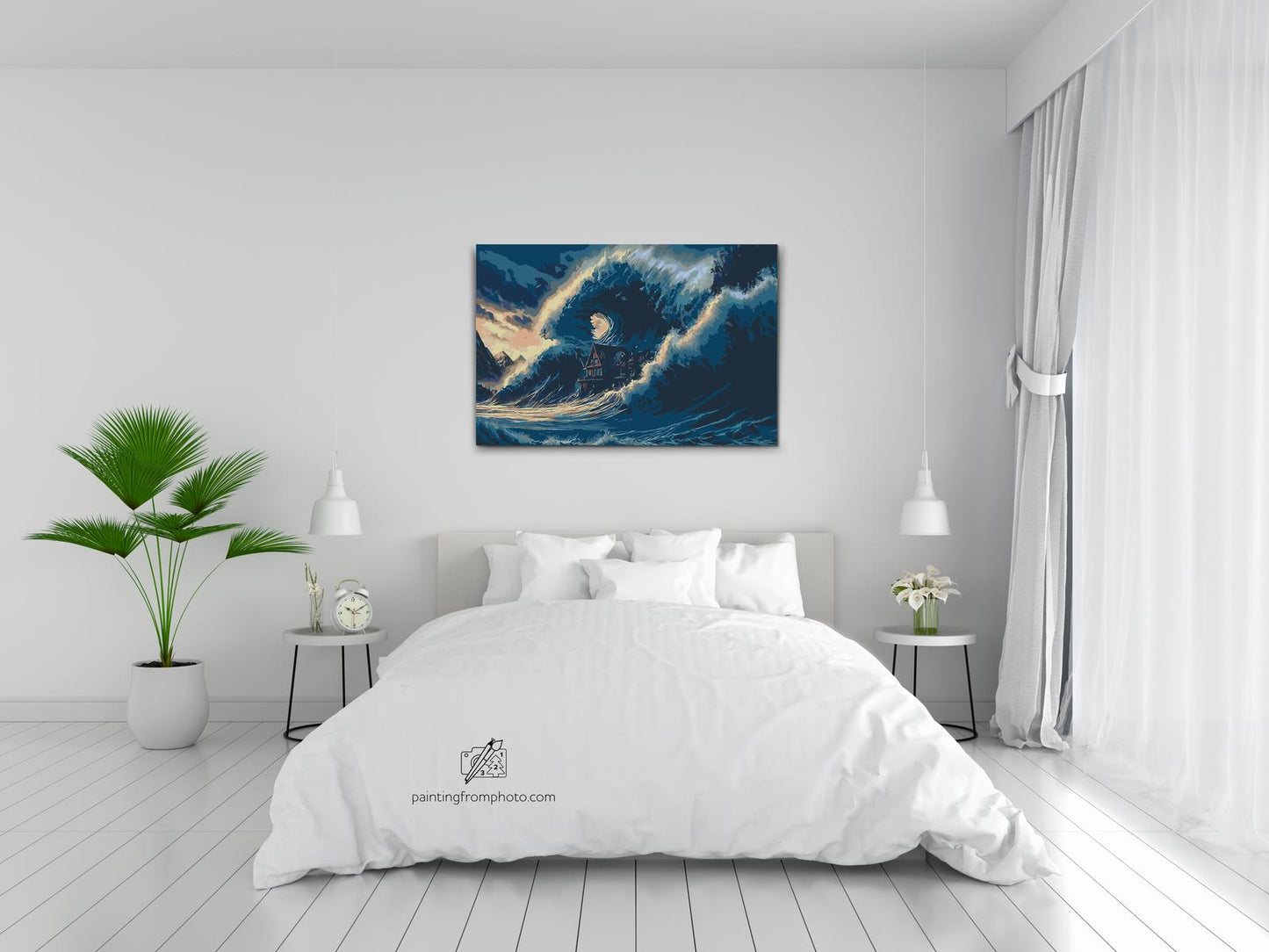Paint by number - Tsunami