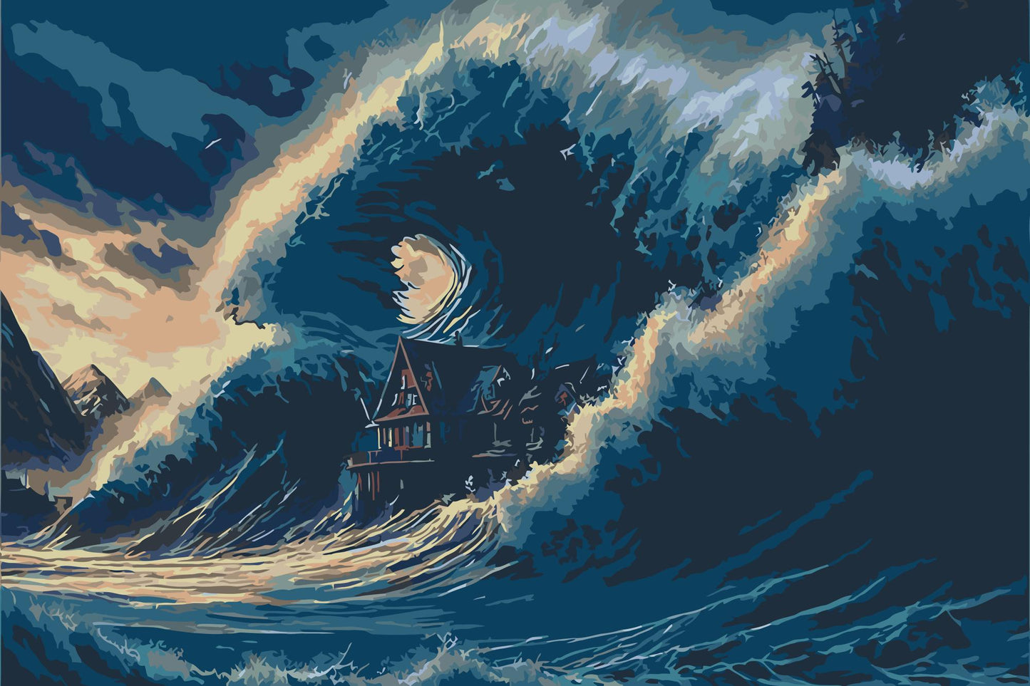 Paint by number - Tsunami