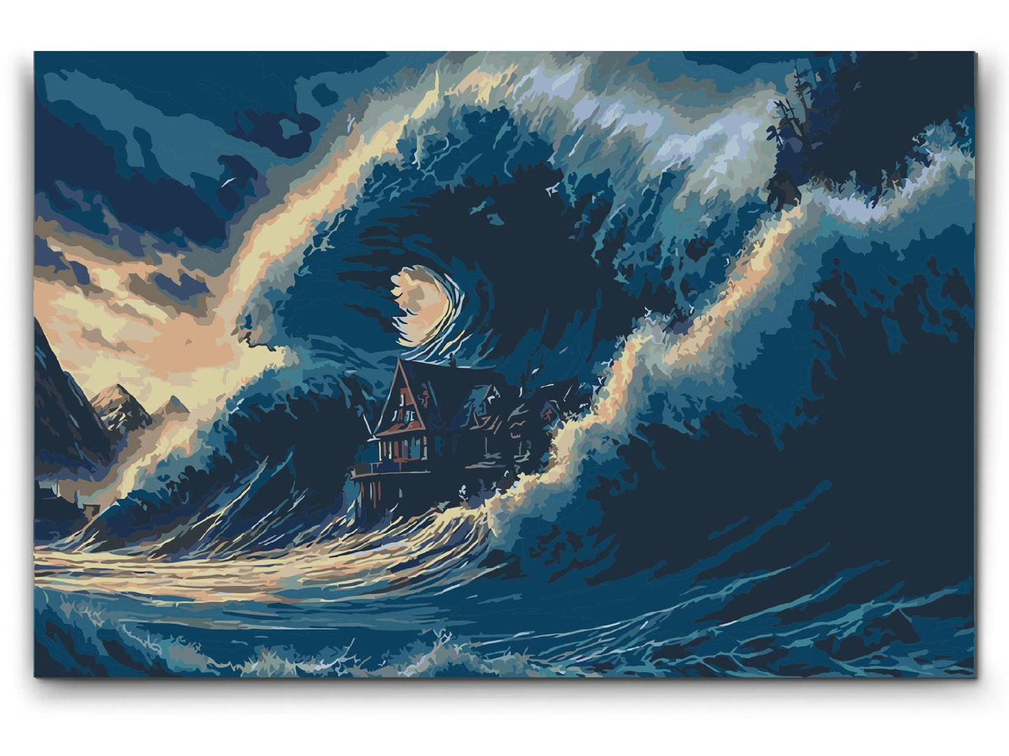 Paint by number - Tsunami