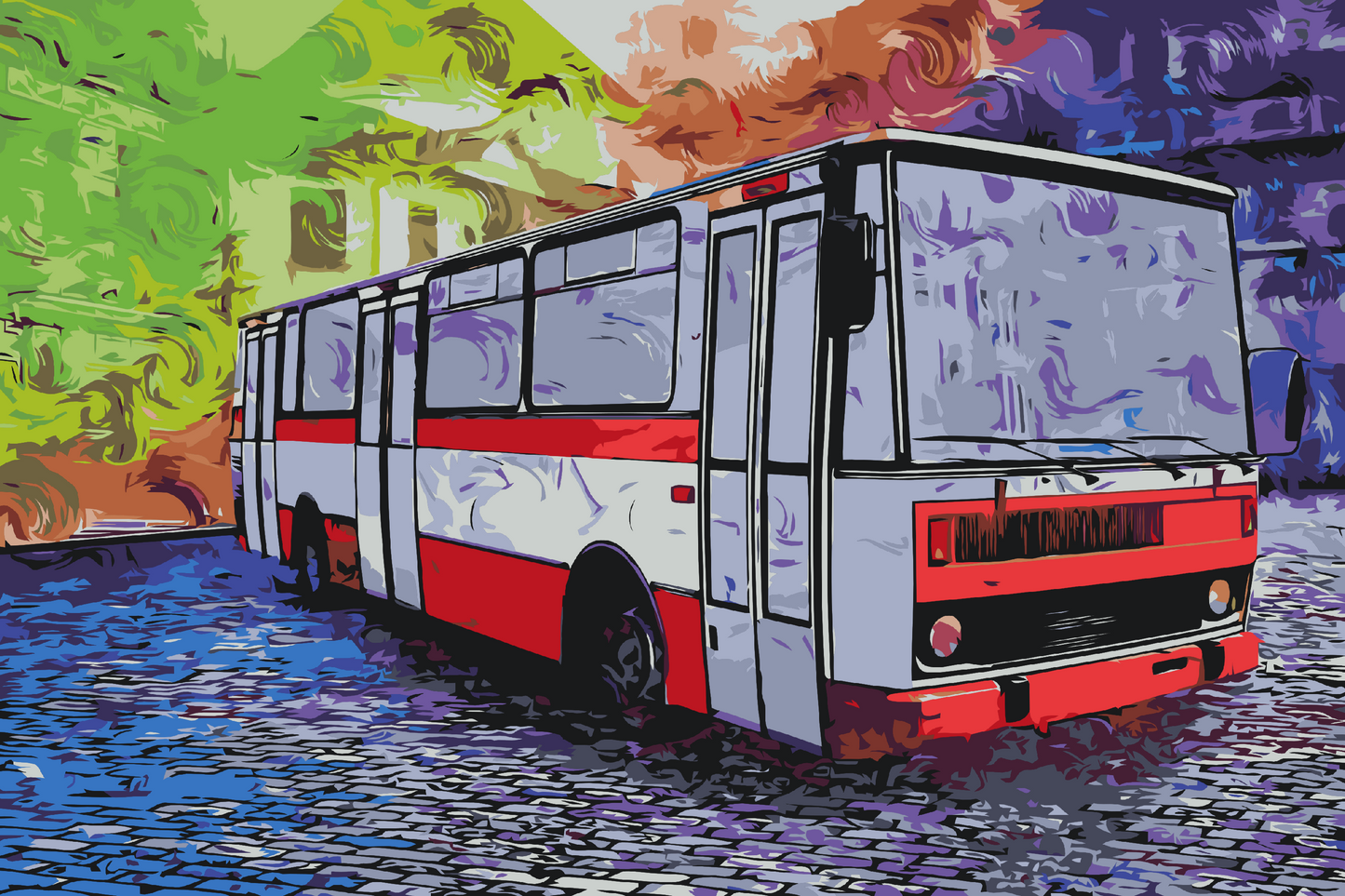 Paint by number - Karosa