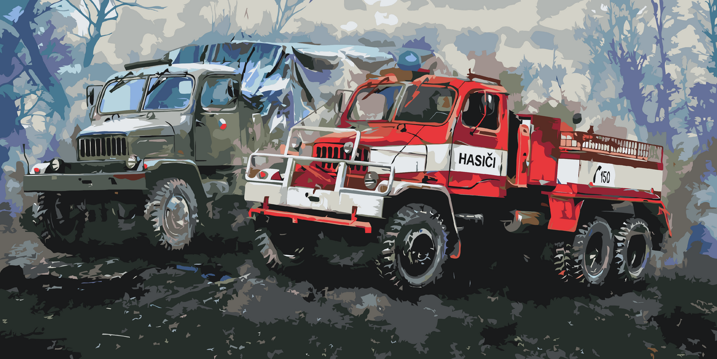 Paint by number - Praga V3S